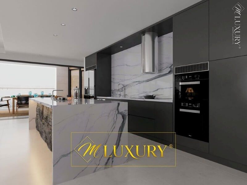 Mẫu thiết kế tủ bếp chung cư hiện đại đang là xu hướng được nhiều người ưa chuộng nhất hiện nay.